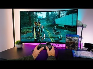 DAYS GONE On PS4 Pro | 4K HDR Performance 32" 240 Hz Curved Monitor