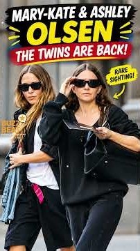 Mary-Kate & Ashley Olsen Finally Spotted Together Again… And Fans Noticed Their Style! #celebritygos