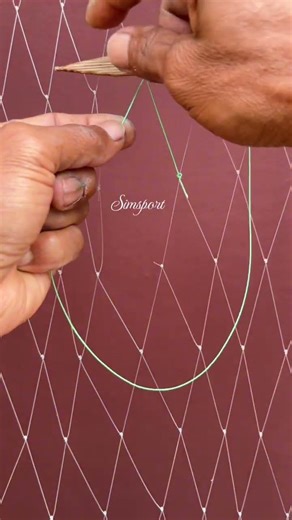 Knot for cast net service #net #knot #netservice