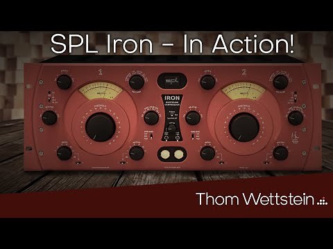 SPL Iron Mastering Compressor in action