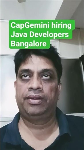 Capgemini Hiring Java Developer Job 2025 | Bangalore | Spring, Angular