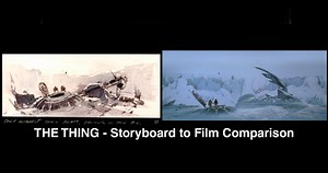 THE THING - Storyboard to Film Comparison