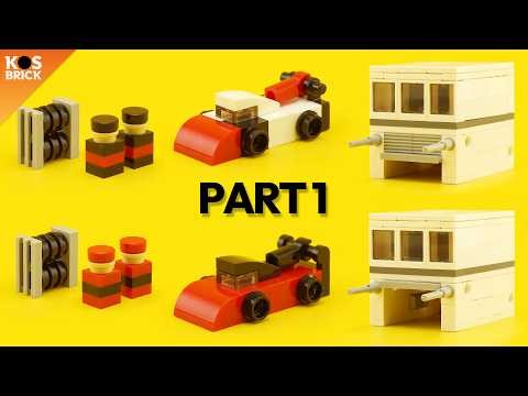 Lego Le Mans 2023 Race Car Mini Vehicles - Part 1 (Tutorial)
