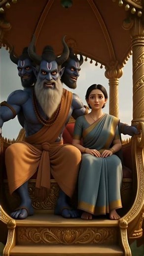 Ravan Ka Dhoka & Ram Bhagwan Ka Badla | Sita Haran Story in 30 Seconds 🔥🙏