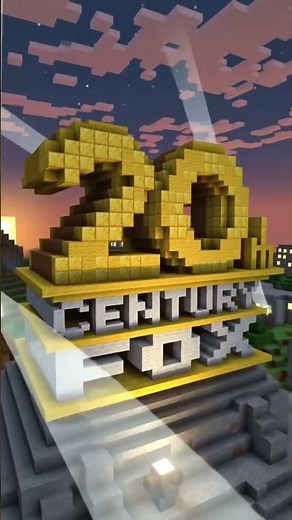 20th Century Fox Logo Minecraft Style