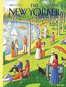 New York Puzzle Company - New Yorker Sunday Afternoon in Central Park - 1000 Piece Jigsaw Puzzle