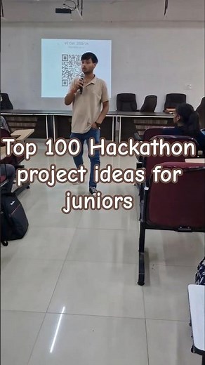 Top 100 Hackathon project ideas for juniors | SIH | project ideas 💡 | #SIH #hackathon #aktu #btech