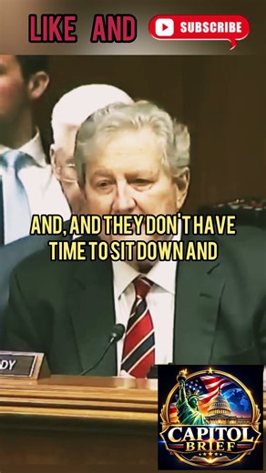 Senator Kennedy Speaks on Key Facts for the Americans People #capitolhill #senatehearing #viral