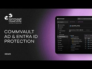 Stop Identity Breaches Before They Spread | Commvault AD & Entra ID Protection Demo