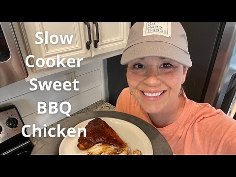How to make the best BBQ chicken in the crock pot | Miss Annie's recipes | Slow Cooker Sweet Chicken