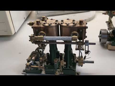 Unique au monde, single in the world, la machine Stuart D75 V - Vapeur vive / Live steam / Dampf RC