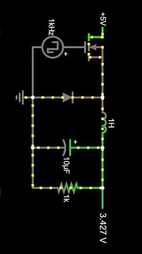 🔽 Buck Converter Explained | Step-Down DC-DC Converter Working ⚡ #Shorts