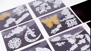 160 PCS Stamp and Die Storage Bag and Rubber Magnetic Sheets, Die Storage Set for Storage Die Cutting, DIY Scrapbooking