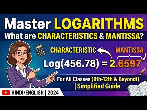 Master Logarithms: What are the Characteristics & Mantissa ?