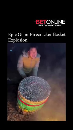Multiverse ™🇺🇸 on Instagram: "The post shares a 51-second video of a person lighting a large woven bamboo basket filled with firecrackers, igniting a spectacular chain reaction of explosions, sparks, and thick smoke that lasts over 40 seconds, captured at night near water for dramatic reflections.Uploaded on 30 December 2025 by Indonesian user @zulay121212, it has exploded in popularity with 1.2 million views and 4,779 likes, sparking Indonesian-language replies marvelling at its scale while n