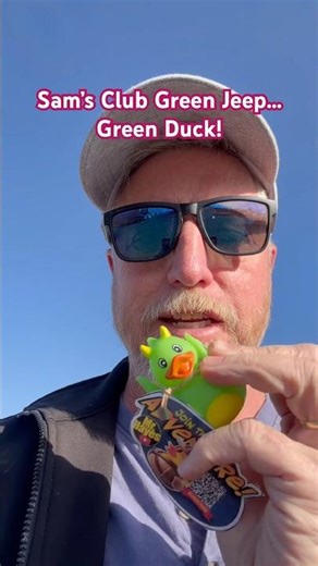 Sam’s Club Green Jeep…Green Duck!