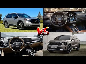 2025 Kia Sorento vs 2025 Subaru Forester Comparison | SUV Battles! | MotorNation