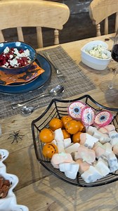 Here is your sign to decorate your dining table this Halloween. Something as simple as fake spiders and a few spooky treats to serve in the middle makes the difference ️  #halloweeen #spooky #tablesetting #halloweenparty #viners | Viners | Facebook
