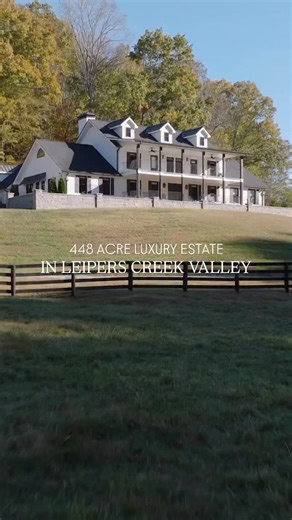 6677 Leipers Creek Rd 447.91 Acres in Williamson County Offered at $19,990,000 Nearly 450 acres of private, thoughtfully curated land in Leipers Creek Valley, offering a rare blend of seclusion, beauty, and refined rural living. Located just minutes from Leipers Fork and Davis General, the setting feels both connected and completely removed. The property is designed to host and gather with ease. A newly built party barn sits tucked deep within the landscape, creating a private setting for large