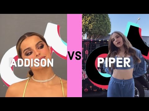 Addison Rae Vs Piper Rockellebby TikTok Dance Battle