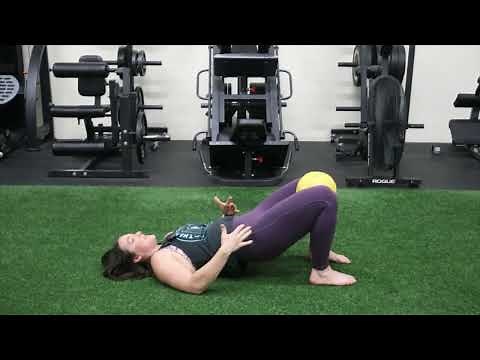 Adductor Squeeze with Glute Bridge
