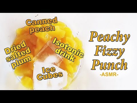 Peachy Fizzy Punch | 4-ingredient Easy and Quick Refreshing Non-alcoholic Peach Punch