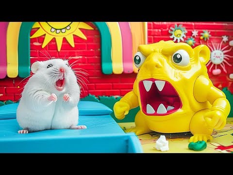 Hamster vs. Monster: Epic Maze Escape Challenge | Hamster Maze
