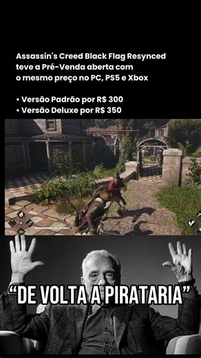 Assassin’s Creed Black Flag Resynced teve a Pré-Venda aberta Eai já comprou ou vai esperar? #shorts