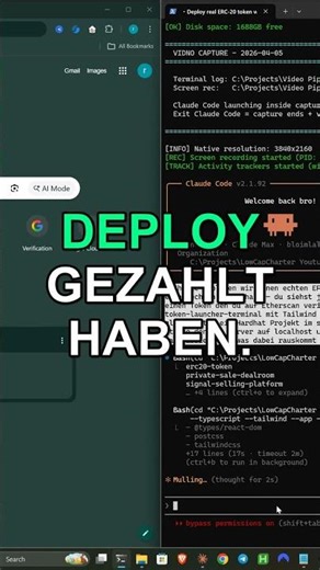 $0 zum eigenen Token in 3 Minuten #Shorts