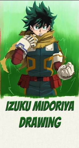 Izuku Midoriya Deku My Hero Academia Drawing Art #anime #manga #アニメ #deku #art #drawing #draw #hero