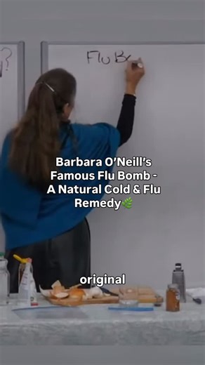 @thehealthyyhabitat on Instagram: "Feeling a cold or flu coming on? 🤧 Barbara O’Neill’s Flu Bomb is a powerful natural remedy made with ingredients that help fight infection, boost immunity, and soothe the respiratory system. It’s one of her most-loved recipes for supporting the body’s healing process and straight from nature 🌿🫚🌶️🍋 . . . #BarbaraONeill #NaturalRemedies #FluBomb #HolisticHealing #NaturalCures #HerbalMedicine #ImmuneBoost #ColdAndFlu #HolisticHealth #NaturalHealing #HerbalRem