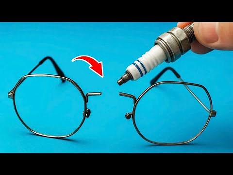 Glasses Repair Specialist's Secret! Easy Way To Repair Broken Metal-Frame Eyeglasses Into Like New