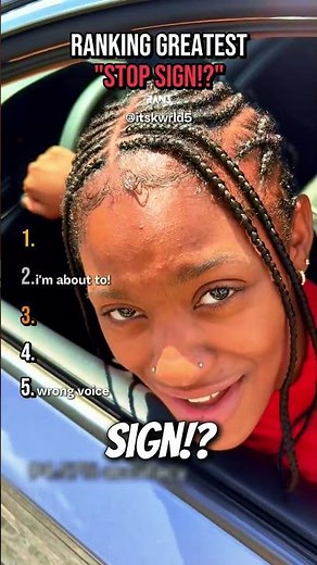 Ranking Greatest Stop Sign Memes