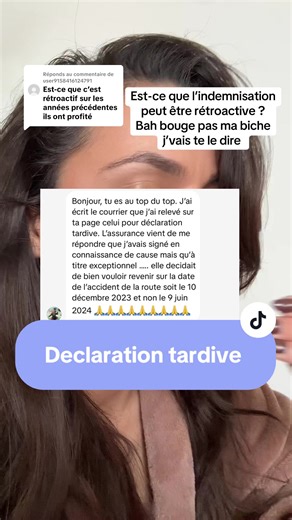 Réponse à @user9158416124791 oui ça peut être rétroactif mais c’est comme les antibiotiques c’est pas automatique il faut parfois le réclamer. Je vous ai mis à disposition un courrier sur la première vidéo épinglée pour contestation suite à refus pour déclaration tardive.