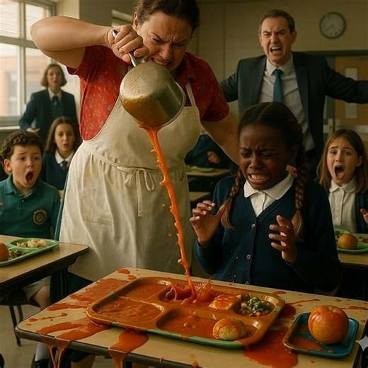 They Sat His BIack Daughter Alone at the “Dirty Table” — And When the Father Walked In Without Warning, the Entire Cafeteria Froze. Richard Cole only wanted to surprise his 9-year-old daughter with lunch. Five quiet minutes together. A small smile. A break from the cold, museum-silent mansion he called a home. But the moment he stepped into the school cafeteria, a teacher’s hand moved too fast— And what she did to Sarah, right in front of him, made Richard’s blood turn to ice. Richard had always