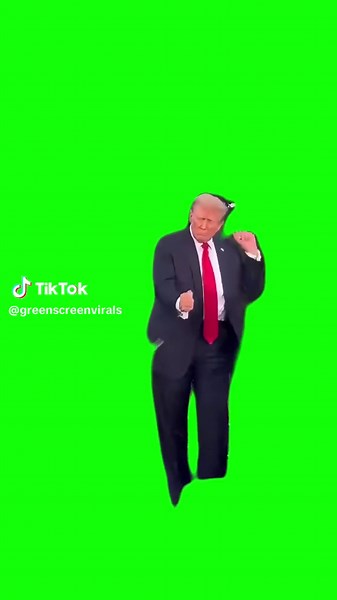 Donald Trump Dance in Rally Green Screen Meme #meme #trump #trumpdance #trumprally #CapCut #meme #template #greenscreen