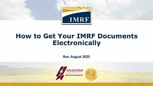 How to Get Your IMRF Documents Electronically