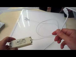 Jak podłaczyć Panel LED 60 x 60 cm oraz ramkę natynkową