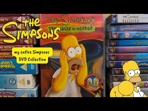 my complete Simpsons dvd collection - 30+ dvds