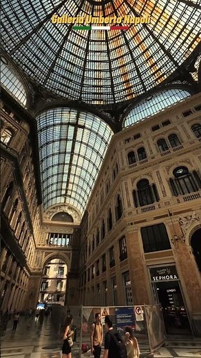 "Galleria Umberto I, Naples | Stunning Glass Dome & Architecture in Italy"