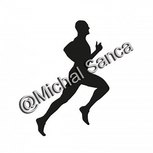 Running Man Silhouette, Track and Field Clipart (digital Download) - Etsy