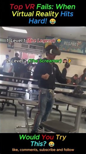 Top 5 Funniest VR Fails You Must Watch! (VR Part 2) 😵‍💫😂 #ranking #funny #trending #memes #vrfails