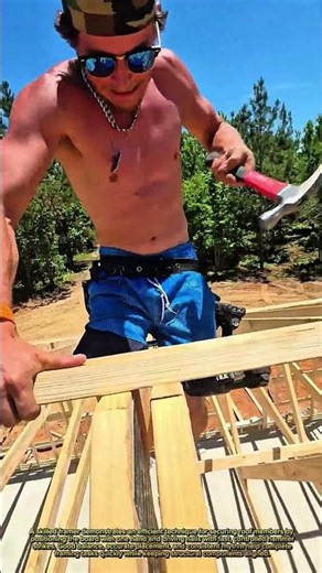The Fastest Roof Framing Nail Trick You'll Ever See!