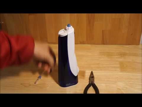 Removing broken tip from Waterpik water flosser - DIY fix