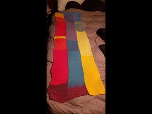 Knit Blanket Tutorial- Part1 Made on Sentro 48 Circular Knitting Machine