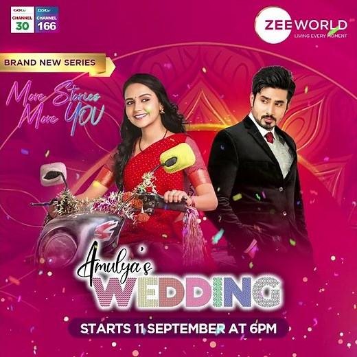 Zee World: Amulya's Wedding | Starts 11 September