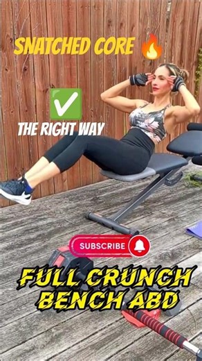 STOP Doing Crunches Wrong! 🛑Snatched Core: Master the Full Crunch for a Stronger Waist