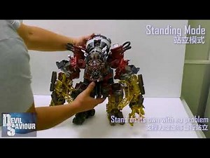 Devil Saviour Trouble Maker fully assembled prototype Devastator