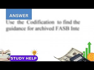Use the Codification to locate archived FASB Interpretation 36.a What does it discuss b How did you