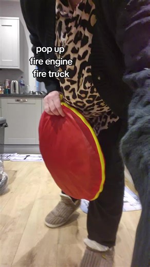 Fire Engine Pop Up Tent for Kids Fun